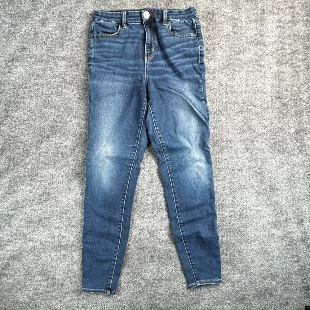 American Eagle Jegging Jeans Women’s Size 2 Black Skinny Stretch Denim